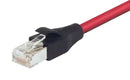 L-COM TRD855SIGRD-5 Ethernet Cable, Cat5e, RJ45 Plug to RJ45 Plug, SSTP (Screened Shielded Twisted Pair), Red, 1.52 m