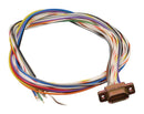 ITT CANNON MDM-21PH003F CABLE ASSY, MICRO-D PLUG-FREE END, 18"