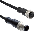 AMPHENOL LTW M12D04ML-12DFL-SD001 Sensor Cable, M12 Plug, M12 Receptacle, 4 Positions, 1 m, 3.3 ft, M Series