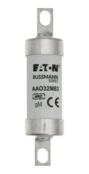 EATON BUSSMANN AAO32M63 Fuse, High Rupturing Capacity (HRC), AAO Series, 32 A, Bolted Tag, 500 V