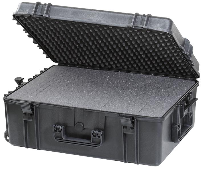 MULTICOMP PRO MAX520S.079 Storage Case, Polypropylene, Black, 8.86", 225mm, 22.6", 574mm