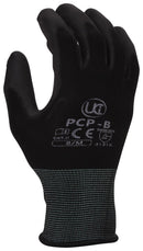 UCI G/PCP-B/08 Gloves, Seamless Knit Cuff, PET (Polyester), Black, M