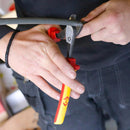 CK TOOLS T3973 210 Cable Cutter, RedLine VDE, Shear Edge, 11mm Cutting Capacity, 210mm Length