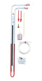 DWYER 1227 U-INCLINED MANOMETER, CLEAR, 16INCH-H2O