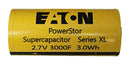 Eaton Bussmann XL60-2R7308T-R XL60-2R7308T-R Supercapacitor 3000 F 2.7 V Screw 0% +20% 1500 Hours @ 65&deg;C New