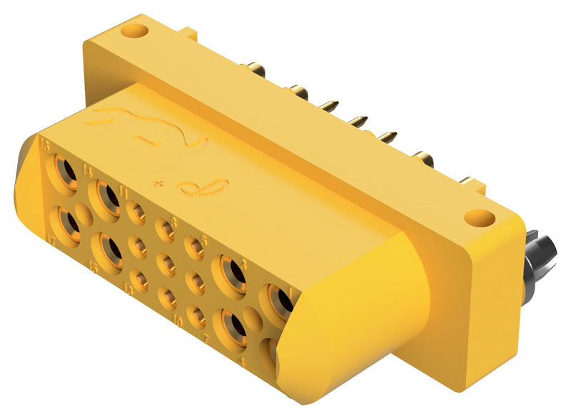 POSITRONIC GFSH89F3N/AA RECT PWR CONN, RCPT, 17POS, PCB