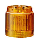 PATLITE LR5-E-Y LED Unit, Amber, 24VDC, IP65, NEMA 4X, NEMA 13, 50mm H, 50mm Lens, LR Series