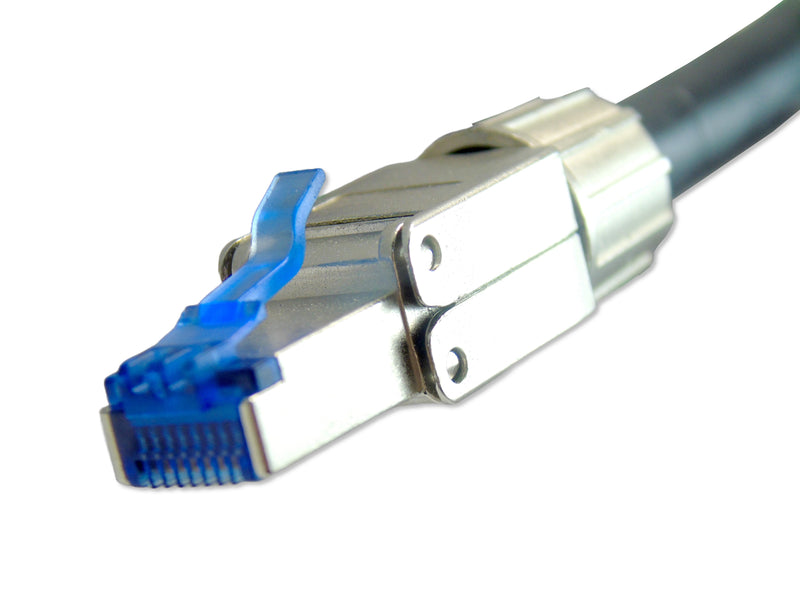MULTICOMP PRO MP013135 Ethernet Cable, Cat8, RJ45 Plug to RJ45 Plug, SFTP (Screened Foiled Twisted Pair), Black, 1 m