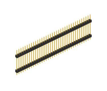 FISCHER ELEKTRONIK SL 5 197 36 G Pin Header, Board-to-Board, Wire-to-Board, 2.54 mm, 1 Rows, 36 Contacts, Through Hole Straight