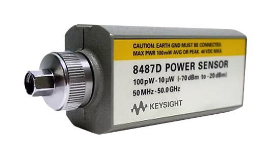 KEYSIGHT TECHNOLOGIES 8487D RF Power Sensor, 50MHz to 50GHz, -30dBm to -20dBm, 400 readings / second, 2.4mm Plug, 8480 Series
