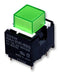 OMRON INDUSTRIAL AUTOMATION A3AA-91K1-00EG Pushbutton Switch, A3A, SPST-NO, Off-(On), Square, Green