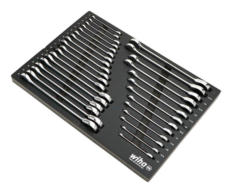 WIHA 30392 RATCHET WRENCH TRAY SET, COMBO, 31PC