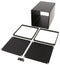 HAMMOND 1455NS1601BK Metal Enclosure, w/Metal End Panel, Small, Aluminium, 103 mm, 103 mm, 160 mm