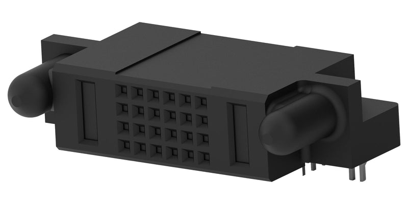 TE CONNECTIVITY 6450160-3 Rectangular Power Connector, 26 Contacts, PCB Mount, Through Hole Right Angle, 2.54 mm