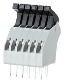 METZ CONNECT AST0411004 Wire-To-Board Terminal Block, 2.5 mm, 10 Ways, 28 AWG, 18 AWG, 0.5 mm&sup2;, Push In