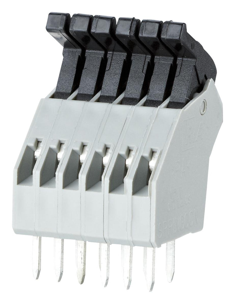 METZ CONNECT AST0411004 Wire-To-Board Terminal Block, 2.5 mm, 10 Ways, 28 AWG, 18 AWG, 0.5 mm&sup2;, Push In