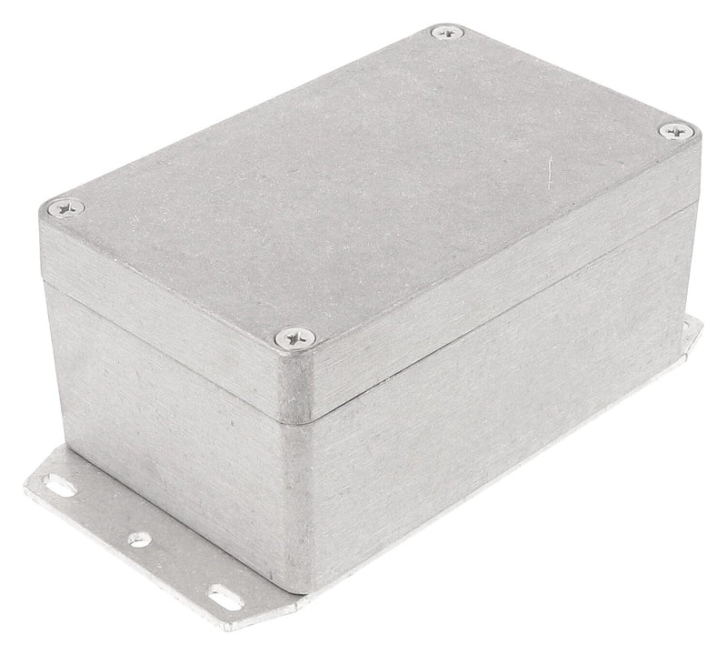 HAMMOND 1550Z108F Metal Enclosure, w/ Flange, Instrument, Diecast Aluminium, 125 mm, 80 mm, 59 mm, IP66, IP67, IP68
