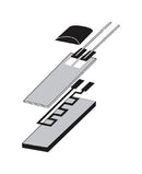 OMEGA F2222-100-1/3B-100 RTD Sensor, Component with Leads, Class 1/3B, 0 &deg;C, 100 &deg;C, 100 ohm, Platinum