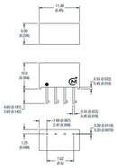 Murata Power Solutions MEE1S1515SC MEE1S1515SC Isolated Through Hole DC/DC Converter 1kV Isolation ITE 1:1 1 W Output 15 V 67 mA