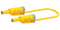 MULTICOMP PRO MP771086 Banana Test Lead, 4mm Banana Plug, Stackable, 4mm Stackable Banana Plug, 2.32 ", 59 mm, Yellow