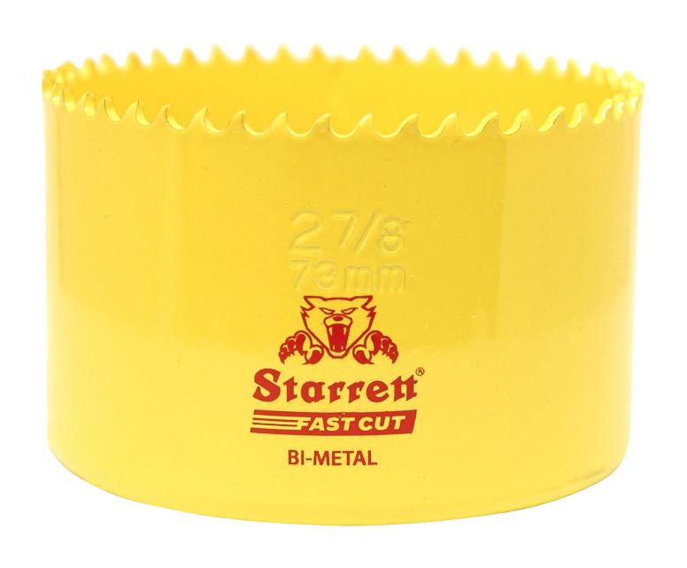 Starrett FCH0278 FCH0278 Holesaw Bi-Metal 73mm Blade Diameter 41mm Cutting Depth New