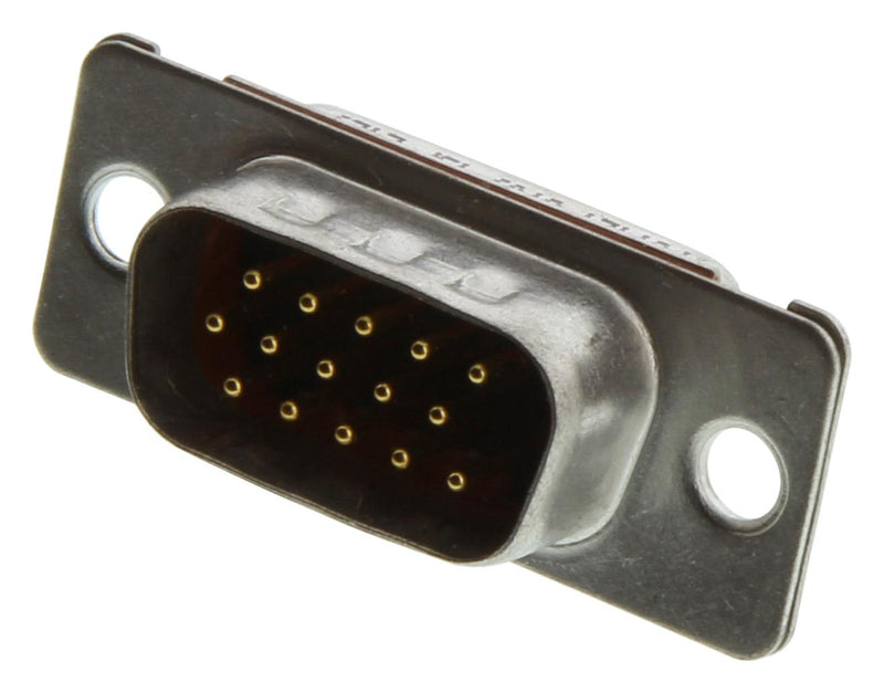 MOLEX 173114-0231 D Sub Connector, High Density, Plug, 173114, 15 Contacts, DE, Solder
