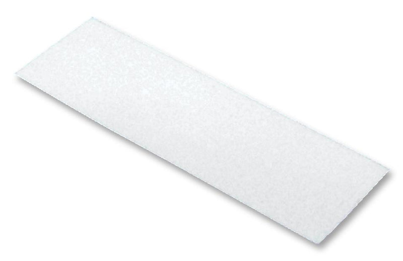 PRO POWER 2075102 Label, Faceplate / General Label, Self Adhesive, 7mm H x 22mm W, Polyester, White, 280