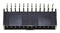 MOLEX 90130-3124 Pin Header, Signal, 2.54 mm, 2 Rows, 24 Contacts, Through Hole Right Angle
