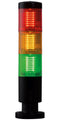 MULTICOMP PRO MP014813 Light Tower, Baby, 3 Tiers, Amber/Green/Red, 24 V, IP65, Steady, 36mm x 176mm, -30 &deg;C to 50 &deg;C