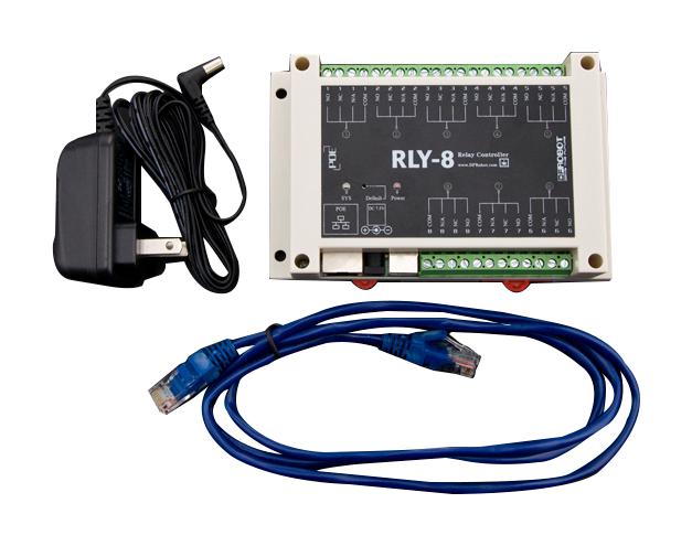 DFROBOT DFR0289 Relay Controller, RLY-8 -POE, Motor/Actuator/Drivers