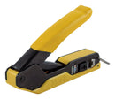 KLEIN TOOLS VDV226-005 Crimp Tool, Hand, Klein Pass-Thru Series RJ45 Modular Connectors, Pass-Thru Series