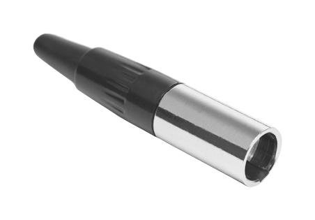 AMPHENOL AUDIO AG5M XLR Connector, 5 Contacts, Plug, Cable Mount, Gold over Silver Plated Contacts, Brass Body, AG