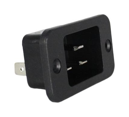 IO AUDIO TECHNOLOGIES IO-C20SP-63 CONN, IEC 20 INLET, 16A/250VAC, PANEL