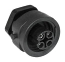 AMPHENOL SINE/TUCHEL C016 10N003 810 12 Circular Connector, ecomate C16-M Series, Jam Nut Receptacle, 3 Contacts