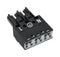 WAGO 770-203 Pluggable Terminal Block, 10 mm, 3 Ways, 20AWG to 12AWG, 4 mm&sup2;, Push In, 25 A