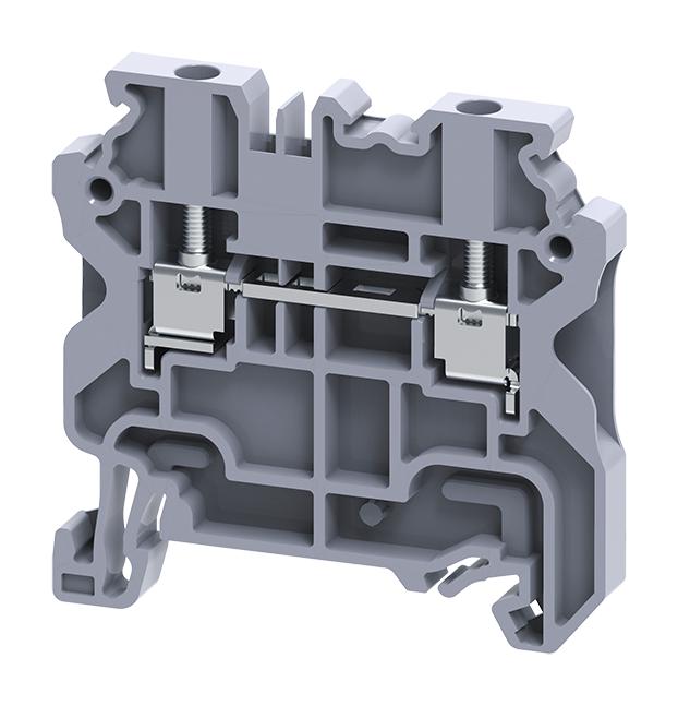 ALTECH CY2.5 TERMINAL BLOCK, DIN RAIL, 2POS, 1KV, 24A