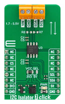 MIKROELEKTRONIKA MIKROE-5943 Add-On Board, I2C Isolator 7 Click, MikroE mikroBUS Compatible Development Boards