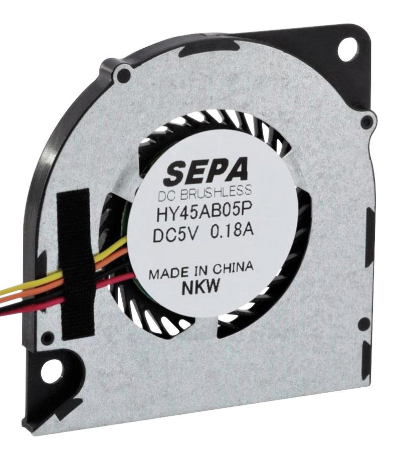 SEPA HY45AB05PSE26AP00 Fan Blower, Radial, 5 V, DC, 45 mm, 1.9 mm
