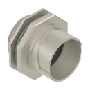 HARTING 19591202020. CIR HOUSING, JAM NUT RCPT, 20 SZ, ZINC