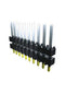 SAMTEC DW-10-13-F-D-700 Stacking Board Connector, DW, 20 Contacts, Header, 2.54 mm, Through Hole Straight, 2 Rows