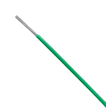 RAYCHEM - TE CONNECTIVITY 55A0111-24-5 Wire, ETFE, Green, 24 AWG, 0.24 mm&sup2;, 328 ft