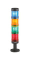 MULTICOMP PRO MP-50LA2U Tower Light LED Unit, Blinking, Amber, 24 V, IP65, NEMA 1/2/3/3R/4/4X/12/13, 68mm H, 50mm Lens
