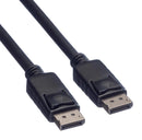 ROLINE 11.04.5609 Audio / Video Cable Assembly, DisplayPort Plug, DisplayPort Plug, 33 ft, 10 m, Black GTIN UPC EAN: 7611990186549