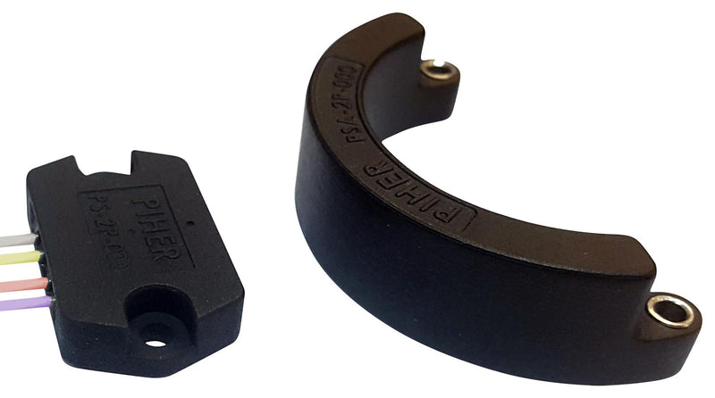 AMPHENOL PIHER SENSORS AND CONTROLS PS2P-ARC-LA-M009-O-090S-RE Arc Position Sensor, Play Resistant, Flange Mount, 90&deg;, 7 to 32VDC, M009 Model, PS2P-ARC Series