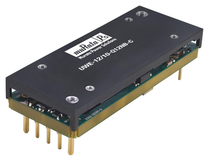 MURATA POWER SOLUTIONS UWE-5/15-Q48NB-C Isolated Through Hole DC/DC Converter, ITE, Eighth Brick, 4:1, 75 W, 1 Output, 5 V