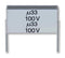 Epcos B32560J8103J000 B32560J8103J000 General Purpose Film Capacitor Metallized PET Stacked Radial Box - 2 Pin 10000 pF &plusmn; 5% 400 V