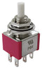 MULTICOMP PRO MP-PB8-BB00A1QE-1 Pushbutton Switch, DPDT, On-(Off), Round Plunger