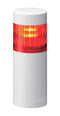 PATLITE LR5-102WJNW-R Signal Tower, 1 Tier, Red, 85 dB, Cable, 4 Tone, 24VDC, IP65, NEMA 4X, NEMA 13