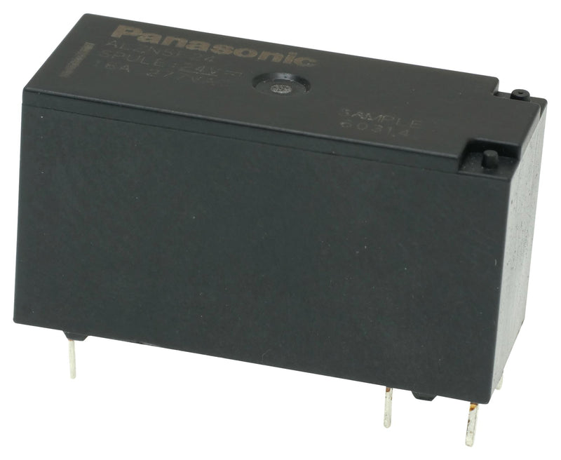 PANASONIC ALZ52B05 Power Relay, SPST-NO, 5 VDC, 16 A, ALZ Series, Through Hole, Non Latching