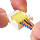 3M 37B04-C206-WP0 MB IDC Connector, 24-20 AWG, IDC Receptacle, Female, 2 mm, 1 Row, 4 Contacts, Cable Mount, Panel Mount